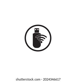 USB symbol logo vector icon design 