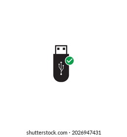 USB symbol logo vector icon design 