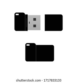 Usb-Technologie-Illustration auf Weiß