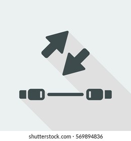 Usb transfer - Flat minimal icon