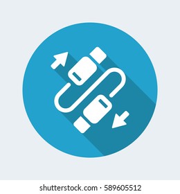 Usb transfer - Flat minimal icon