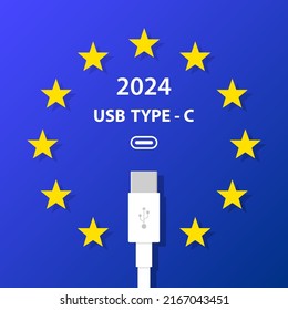 USB Type C Icon Cable Universal Cable From 2024 To All Devices