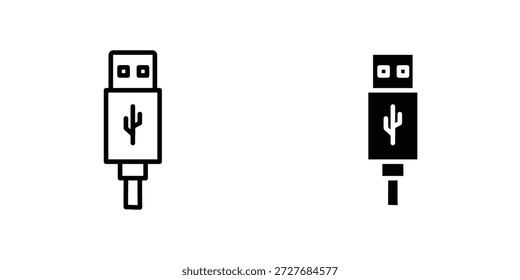USB tipo c ícone símbolo logotipo elemento de design gráfico. EPS10