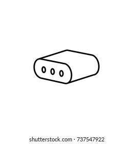 USB type c icon, vector illustration.