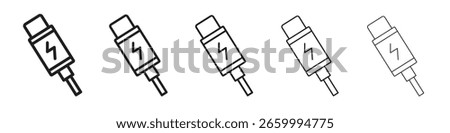 USB type c icon for your web site design, logo, app, UI.