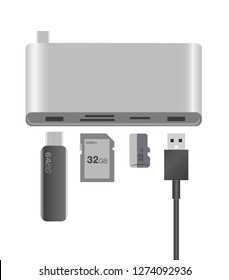 usb type c vector