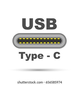 USB type-C connector cable