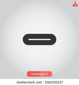 USB type-c icon.Connector vector.Cable sign  isolated on grey background. Simple USB illustration for web and mobile platforms.