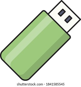 Usb-Vektorfarbsymbol 
