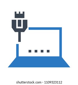 USB vector icon