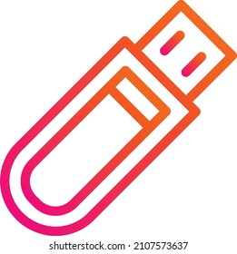 USB Vector Icon Design Illustration