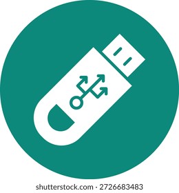 Usb Vector Icon Design Illustration