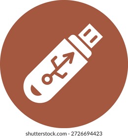 Usb Vector Icon Design Illustration