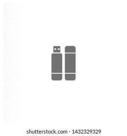 usb Vector icon . Lorem Ipsum Illustration design