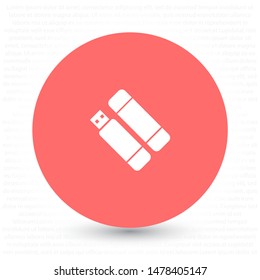 usb Vector icon . Lorem Ipsum Illustration design