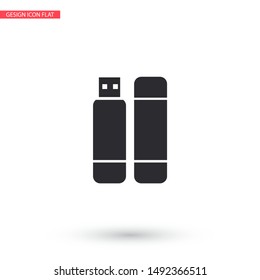 usb Vector icon . Lorem Ipsum Illustration design