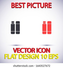 usb Vector icon . Lorem Ipsum Illustration design