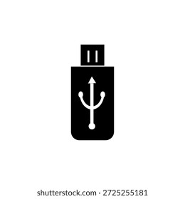 Icono de Vector USB Signo de instalación en el dispositivo