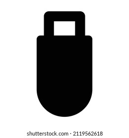 USB Vector icon which is suitable for commercial work and easily modify or edit it

