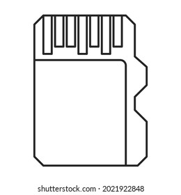 Usb vector icon.Outline vector icon isolated on white background usb.
