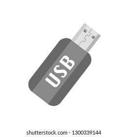 Usb vector illustration. Vector of flash drive. Colorful flash drive vector.