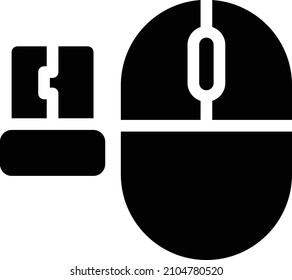 USB Vector illustration on a transparent background.Premium quality symmbols.Glyphs vector icon for concept and graphic design.