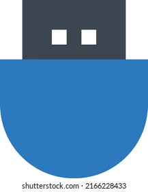 USB Vector illustration on a transparent background.Premium quality symbols.Glyphs vector icon for concept and graphic design.