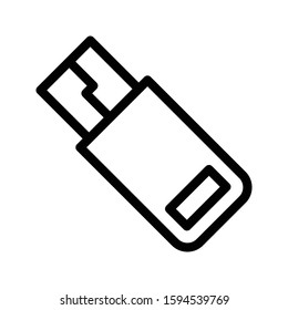 USB vector thin line icon 
