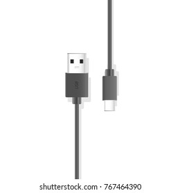 USB wire design vector illustration