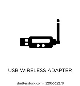 usb wireless adapter icon. usb wireless adapter symbol design from Electronic devices collection.