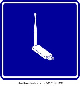 usb wireless adapter sign