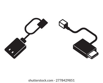 Usbc adapters and cables for connectivity and data transfer technology and computer peripherals