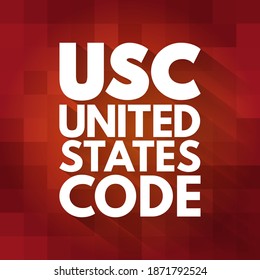 USC - acrónimo del Código de los Estados Unidos, contexto conceptual