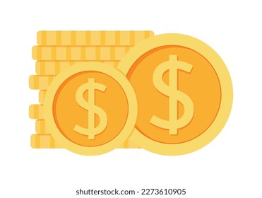 USD Dollar money currency icon clipart in vector USA money free download for business, finance, web site interface, infographic decoration elements vector illustration