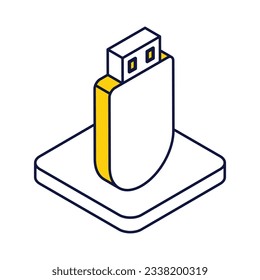 Icono Usd, ilustración de material vectorial.