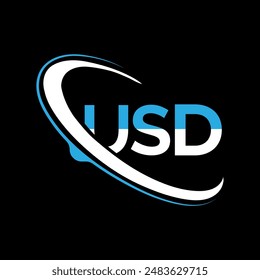 USD-BUCHSTABENSYMBOL MIT USD-LOGO