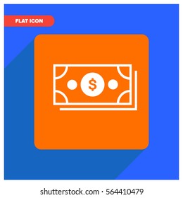 usd line vector icon