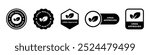 USDA Approved - vector signs for product package labeling.