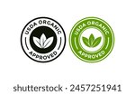 USDA organic logo vector design. Suitable for product label