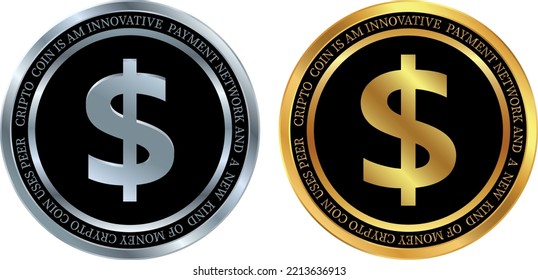 usd-dollar logo. vector illustrations. 3d illustrations.