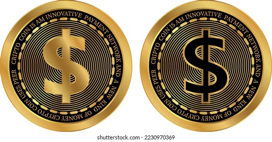 usd-dollar logo. vector illustrations. 3d illustrations.