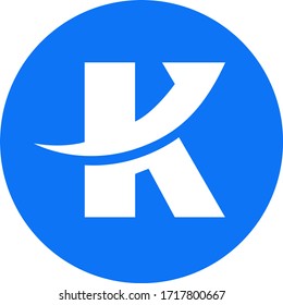 USDK token coin logo vector icon