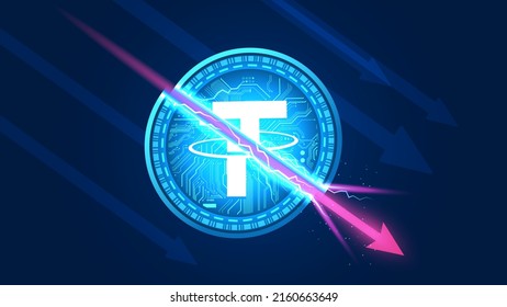 El USDT o la rotura de la moneda representan la tendencia a la baja del concepto de moneda metálica 