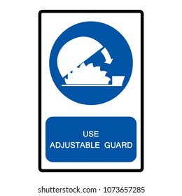Use Adjustable Guard Symbol, Vector Illustration, Isolate On White Background Icon. EPS10
