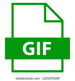 Gif File Black Linear Icon Graphic Interchange Format Filename Extension  Stock Vector by ©bsd_studio 414595704