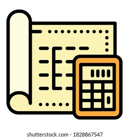 Usar el icono de la calculadora de arquitectos. El esquema usa el icono vectorial de calculadora de arquitectos para el diseño web aislado en fondo blanco