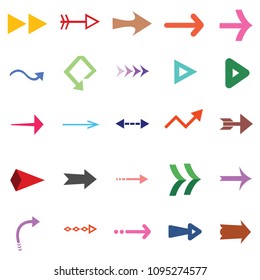 Use arrow for symbol or decorate presentation ,Research Report etc.