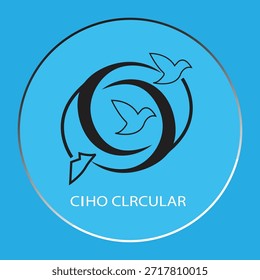 El uso de los pájaros que parecen palomas o vencejos sugiere libertad, paz o comunicación. Tener uno dentro y otro fuera del remolino central crea un buen equilibrio visual y refuerza el concepto de eco como un sonido o una idea que viaja hacia afuera.
