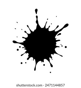 Use black ink splatters creatively for artistic projects to promote freedom of expression