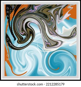 Es el uso de azul y naranja para darle una dimensión.